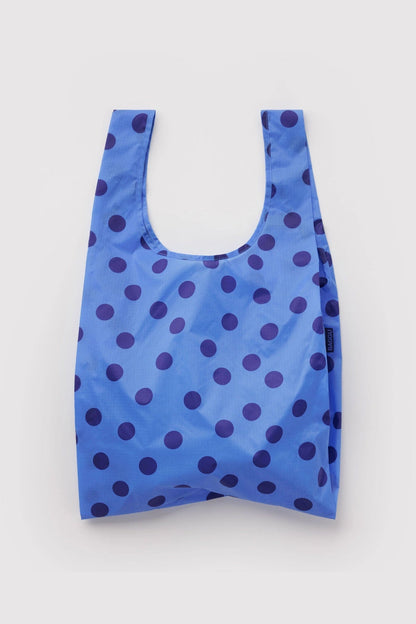 BAGGU Standard Tote Blue Polka Dot