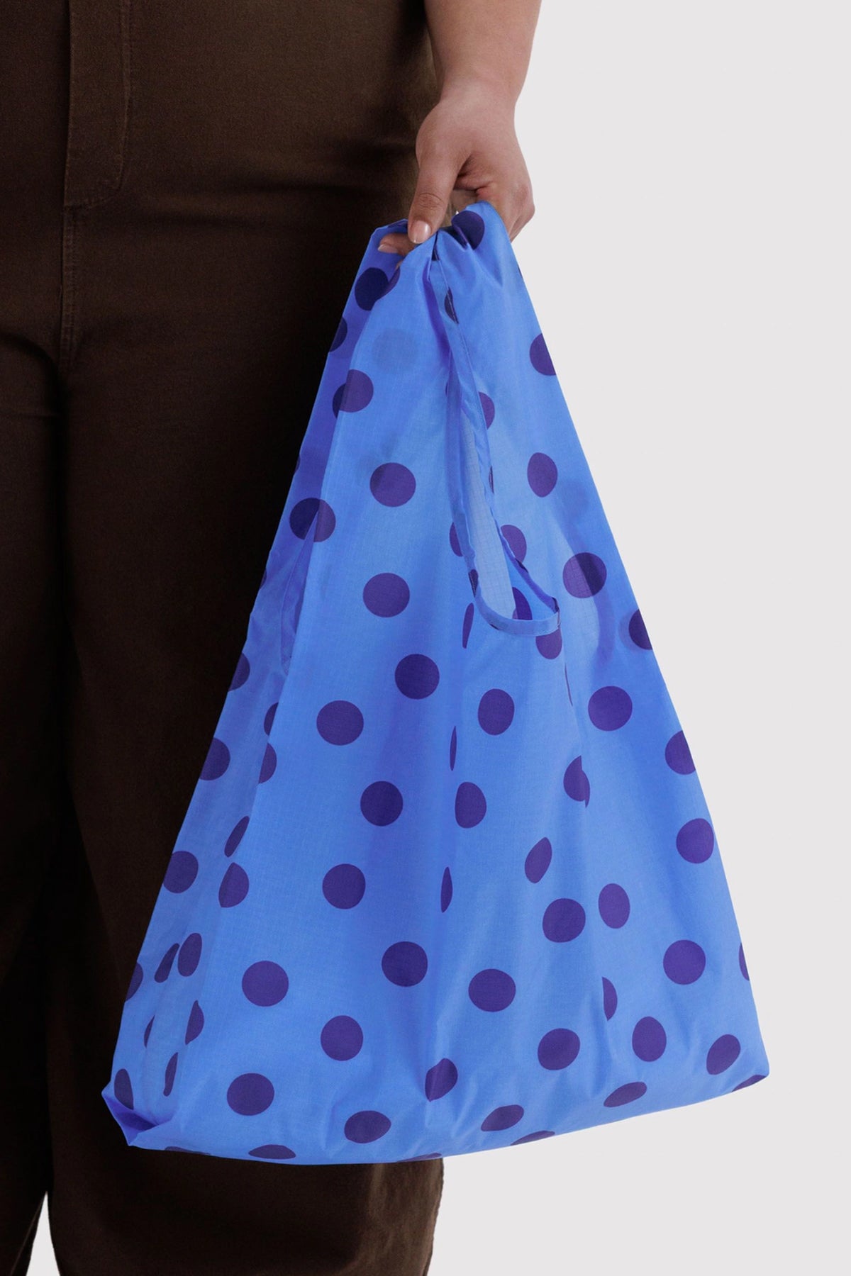 BAGGU Standard Tote Blue Polka Dot