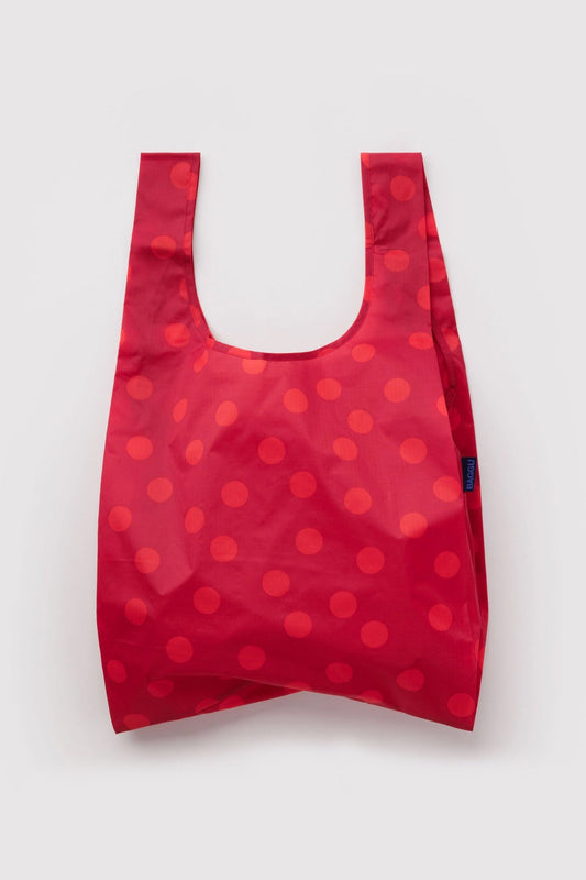 BAGGU Standard Tote Red Polka Dot