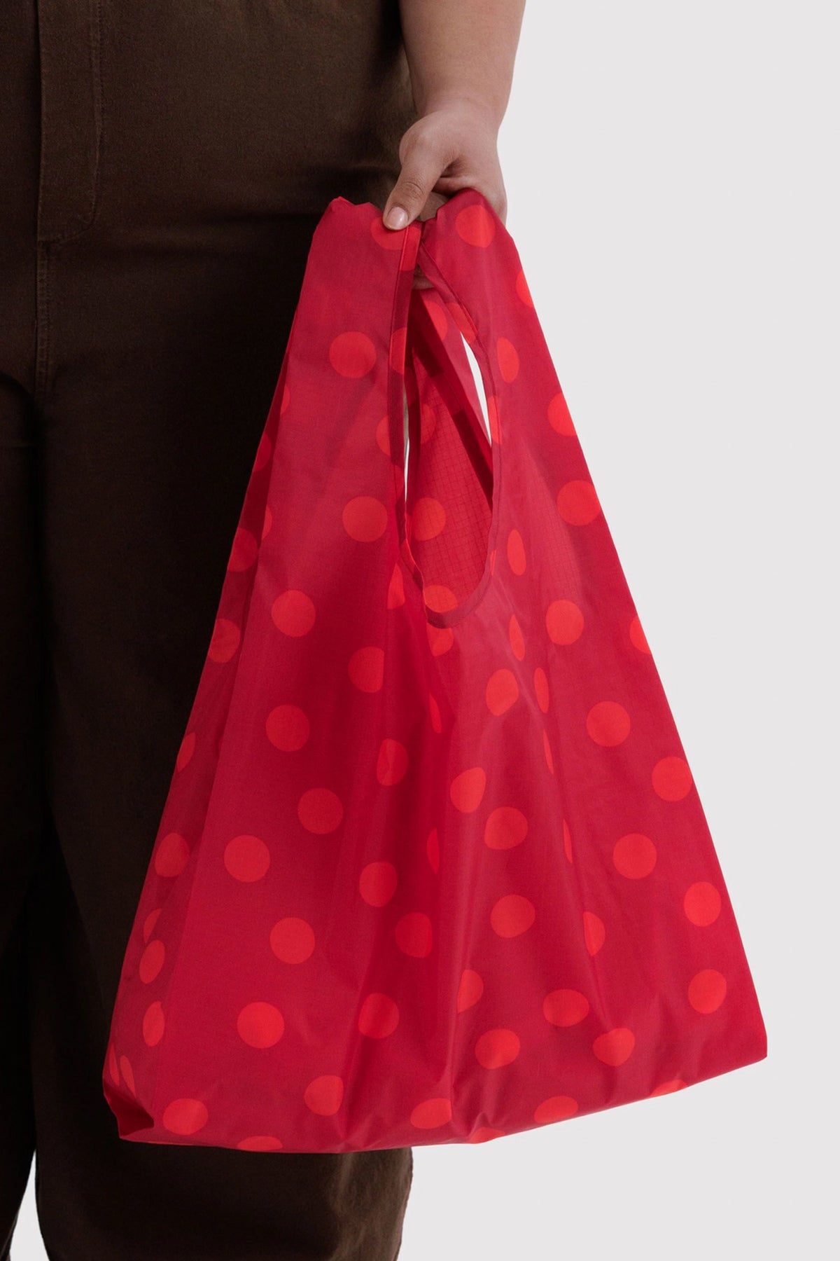 BAGGU Standard Tote Red Polka Dot