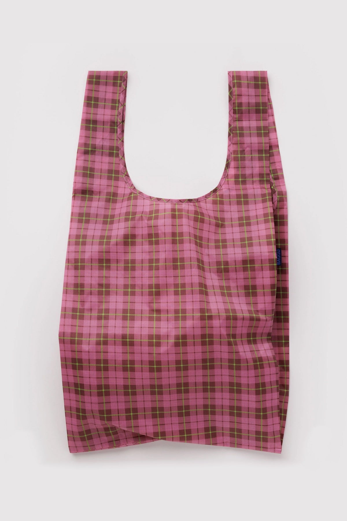 Big BAGGU Azalea Pink Tartan