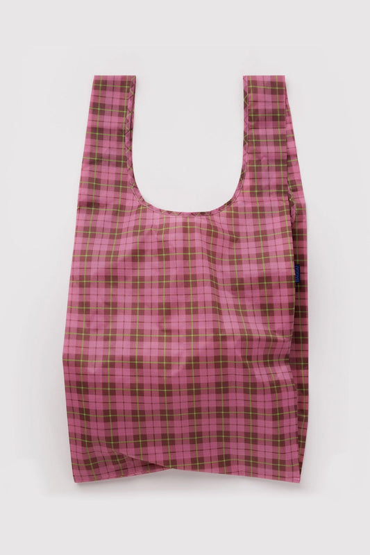 Big BAGGU Azalea Pink Tartan