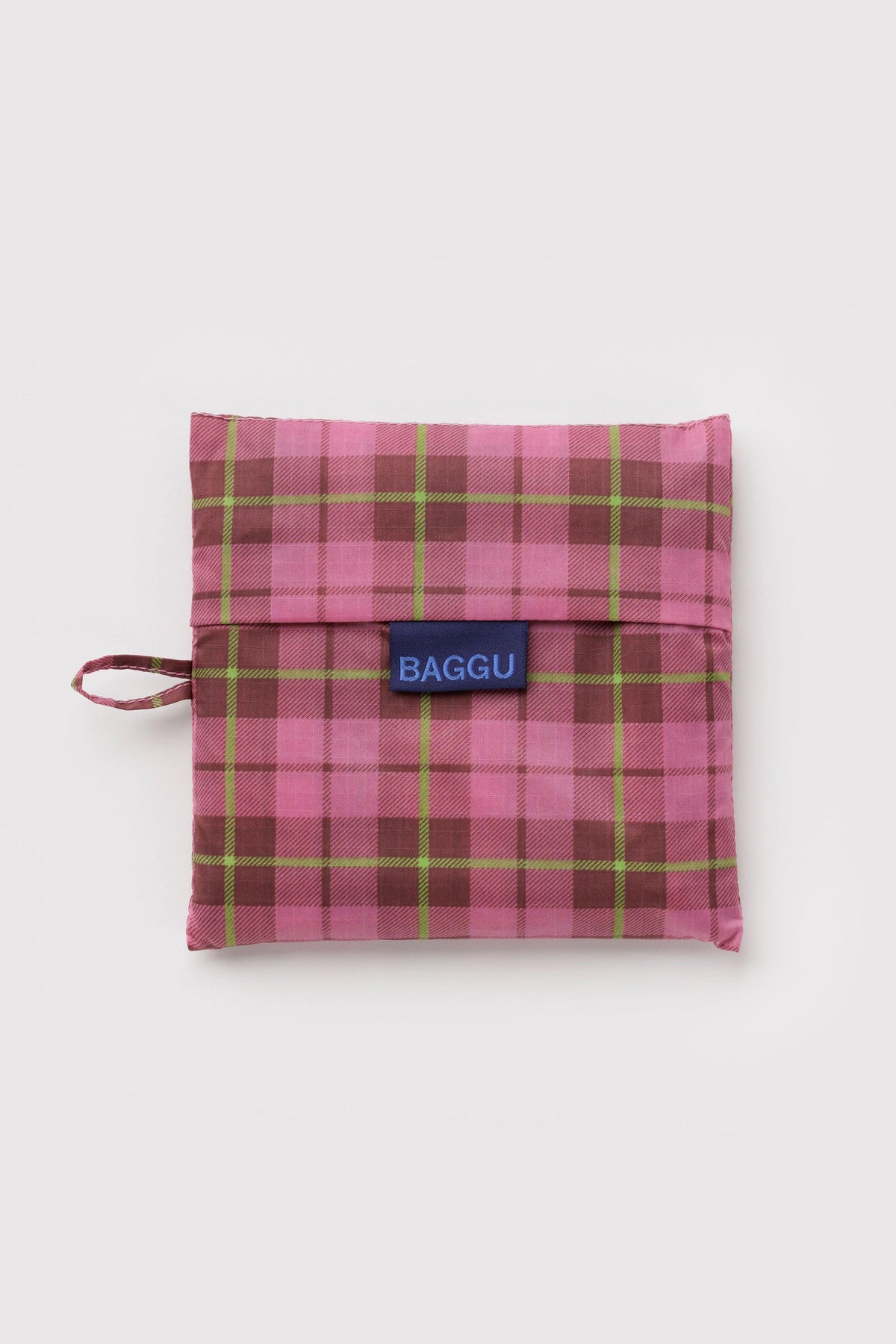 Big BAGGU Azalea Pink Tartan