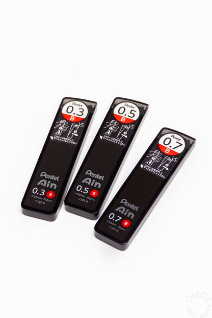 Pentel AIN STEIN Pencil Lead B Refills