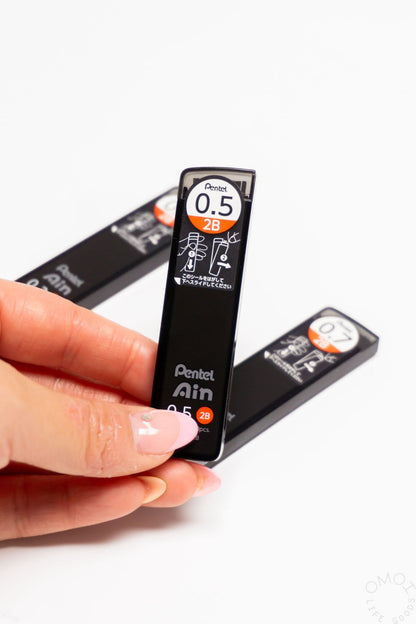 Pentel AIN STEIN Pencil Lead 2B Refills
