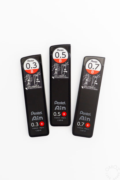Pentel AIN STEIN Pencil Lead B Refills