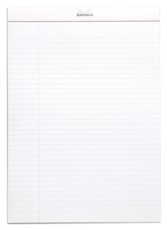 Rhodia No. 18 A4 Notepad - Ice White, Lined
