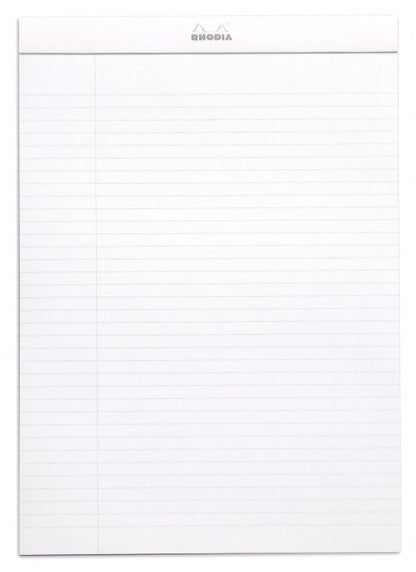 Rhodia No. 18 A4 Notepad - Ice White, Lined