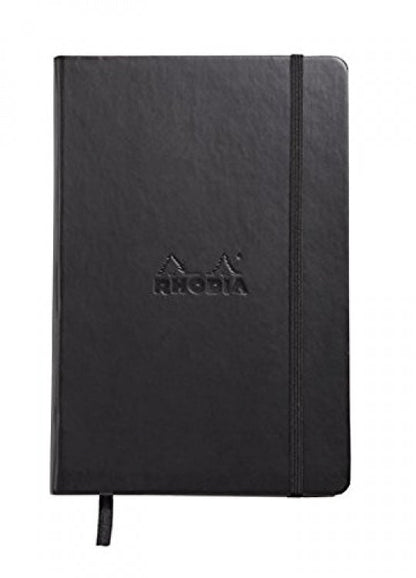 Rhodia A5 Hardcover Webnotebooks - Black, Lined